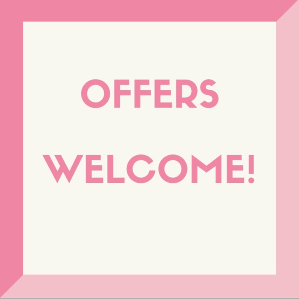 Reasonable offers always welcomed!❤️😘